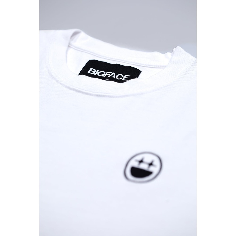 BIGFACE Coffee Oversized Heavyweight T-Shirt White XL 365 GSM Combed Cotton USA - Picture 3 of 12